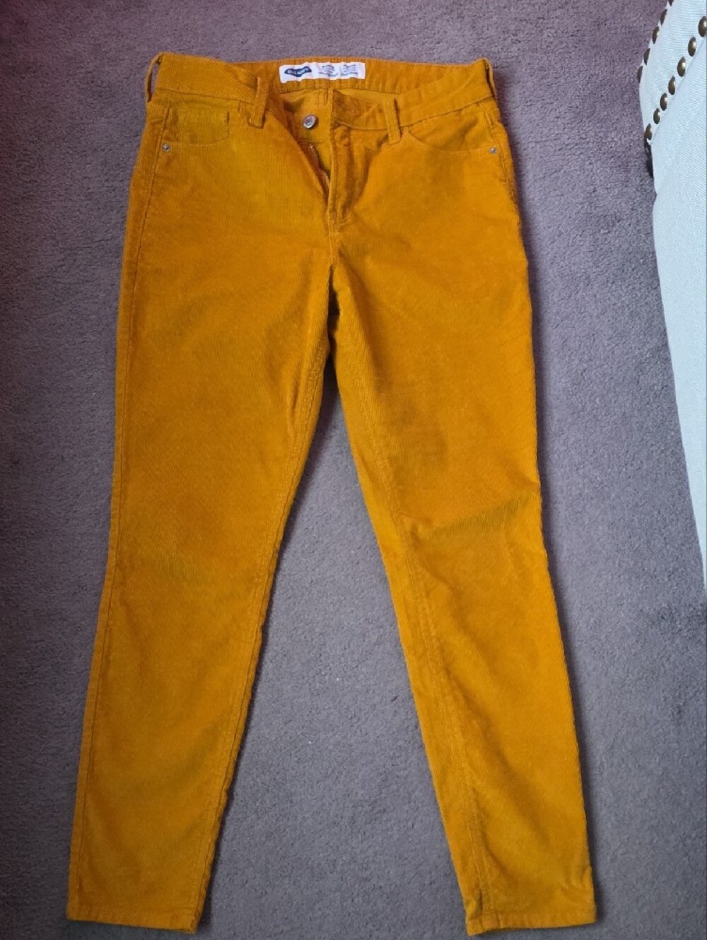 Old Navy RockStar Super Skinny High Rise Pants - Mustard